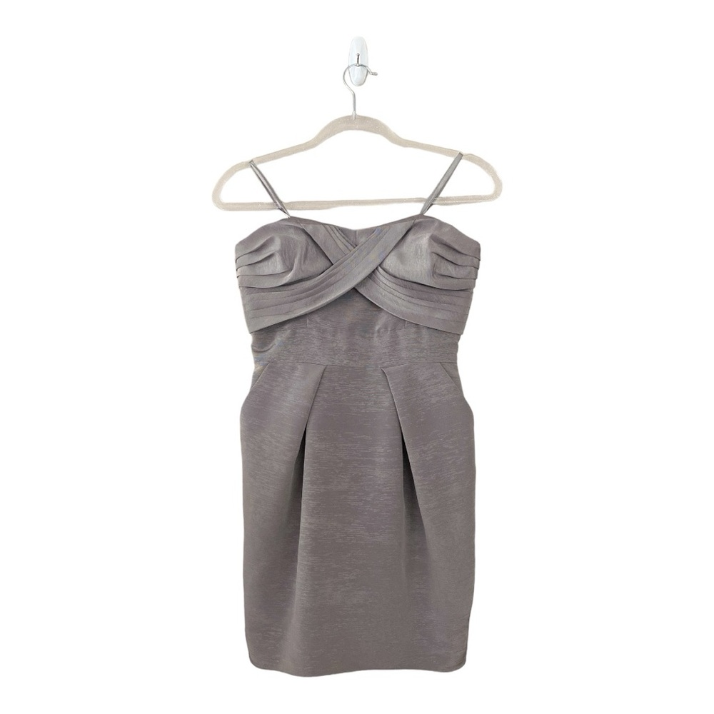 NWT BCBGeneration Strapless Grey Party Dress